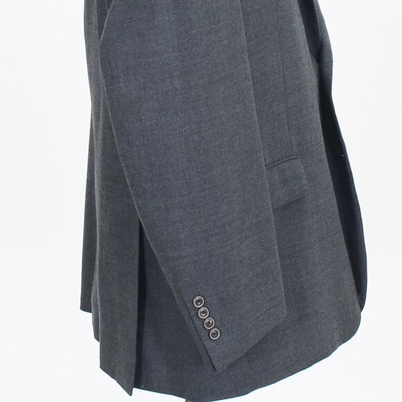 Jos. A. Bank 46L 40x28 Gray Full Suit 3-Button Solid R636 - Picture 10 of 15